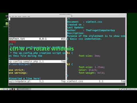 Vim (24) Split-Windows