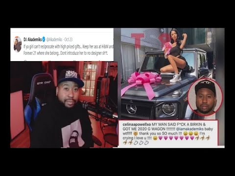Akademiks RESPONDS To People "Criticizing" Him For Buying Celina Powell A G-Wagon