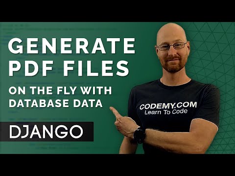 How To Generate PDF Files Dynamically With Django - Django Wednesdays #17