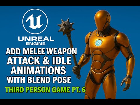 UE5.6 Melee Combat System — Setup Attacks in Unreal Engine | Third Person Game Series Part 6
