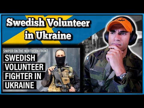 Marine reacts to Swedish Volunteer Fighter in Ukraine @Militart
