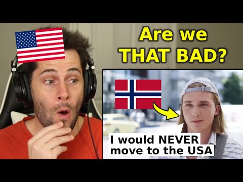 American Reacts to "Why Norwegians Don't Immigrate to the USA" | Part 2
