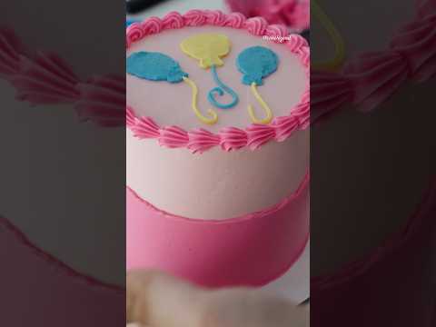Pinkie Pie Buttercream Cake π©· #cakedecorating