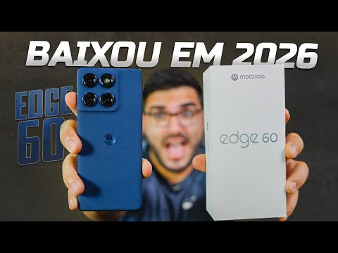 BAIXOU! Motorola EDGE 60 512GB é o NOVO CUSTO BENEFÍCIO SUCESSO em 2026