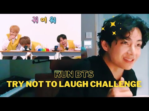 [ENG SUBS] Taehyung Reacts to 'Funny RUN BTS' Try Not to Laugh Challenge [Taehyung VLive]