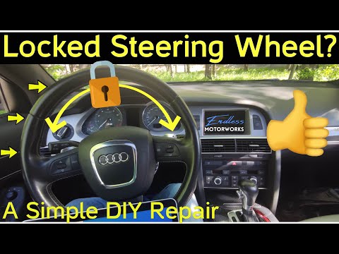 How to Prevent or Fix the Steering Wheel Column Lock Actuator Issue on an Audi A6 / Q7 (DIY Repair)