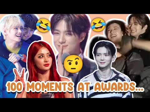 100 FUNNY and ICONIC moments at award ceremonies / Part 2