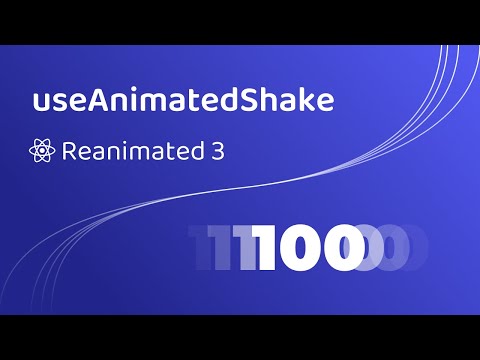 Shake Animation in React Native (Reanimated)