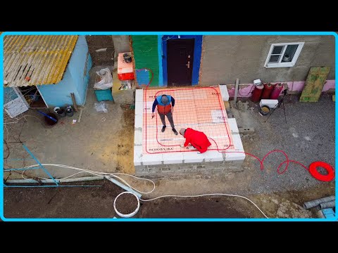DIY Underfloor Heating in a Country House