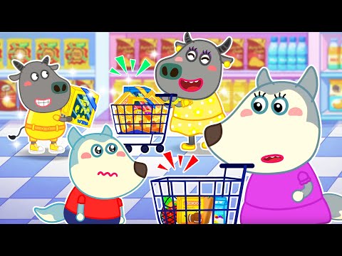Why Can't I Buy What I Want? Baby Learns Needs and Wants | Wolfy - Baby Cartoons