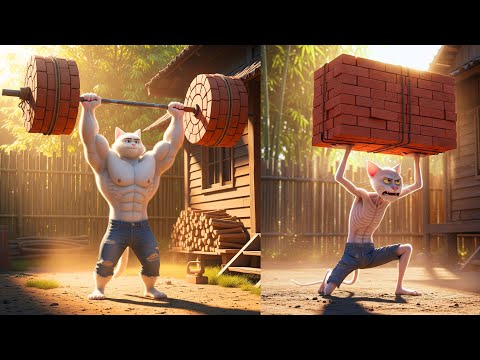 🔥💪 SKINNY CAT LIFT 100KG BRICKS 🧱 AND THE END OF ARROGANCE 😼✨