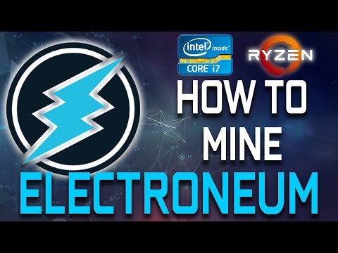 How To Mine Electroneum With Your CPU