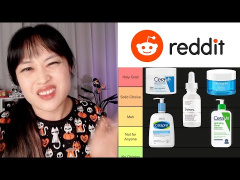 Chemist Ranks Reddit's Top Skincare Products