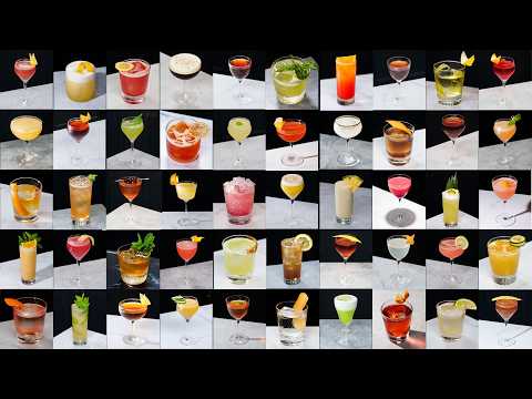 50 of the MOST important Modern Cocktails
