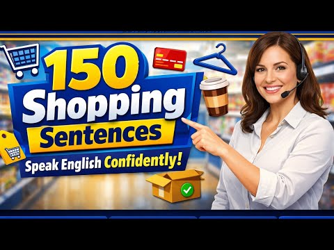 150 Real English Sentences for Shopping | Speaking & Shadowing Practice