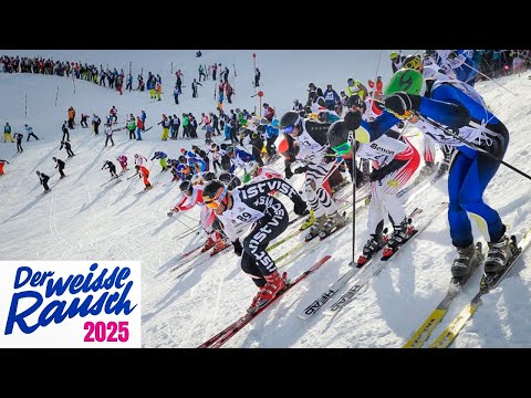 DER WEISSE RAUSCH 2025 - SIEGERFAHRT / uncut / Ski Race Inferno / St. Anton am Arlberg