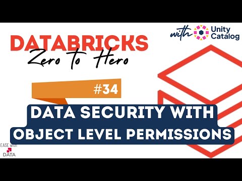 34 Object Level Security or Permissions in Unity Catalog | Manage Object Privileges in Unity Catalog