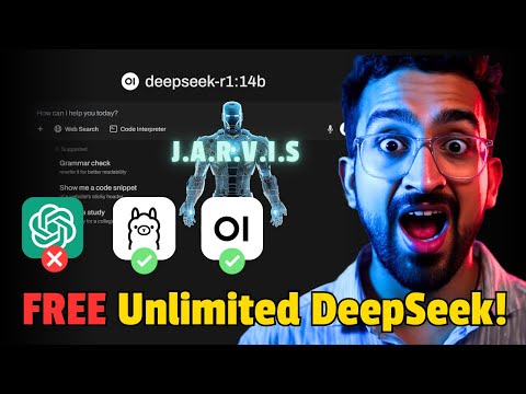 Create Your Own SUPER AI with Offline DeepSeek and JARVIS Voice! (Ollama + Open WebUI)