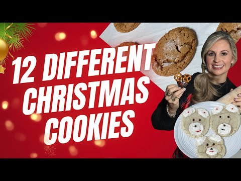 HOLIDAY BAKING IDEAS | 12 DIFFERENT CHRISTMAS COOKIES | CHRISTMAS RECIPES
