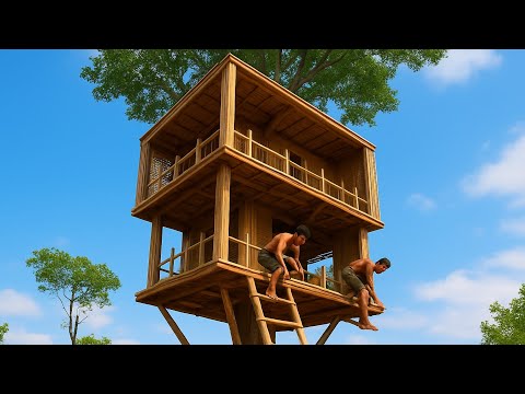 Tree house making in wildlife ( How to make Tree house)