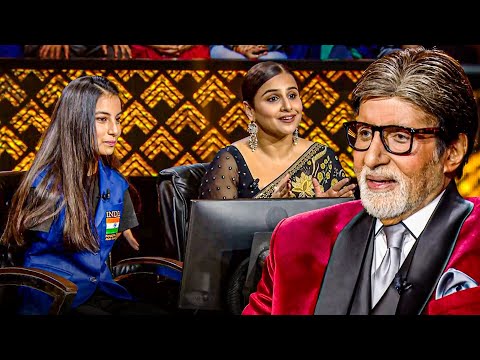 पेरिस पैरालिंपिक विजेता शीतल देवी और विद्या बालन ने KBC में मचाई धूम l Amitabh Show