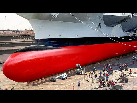 US Navy Rolling Out Newly Repaired $13 Billion Supercarrier From Dry Dock