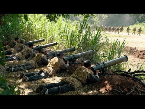 Eighth Route army disguises as farmers to kill 10 elite Japanese snipers and blow up the gun tower!