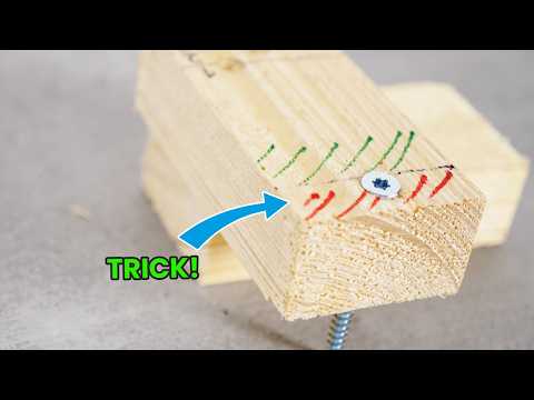 Holz splittert am Rand! Mit diesen Tricks passiert das nie wieder beim Schrauben