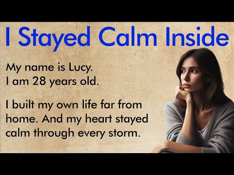 My Heart Stayed Calm ✅ English Listening & Speaking Practice (A1–A2 Level) ✅
