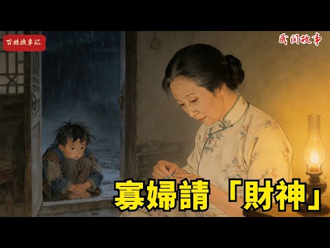 寡婦雨夜收留小乞丐，誰知竟請回一尊「活財神」！善心寡婦的驚天福報，全村人都看傻了眼...#故事頻道 #民間故事#有聲書 #睡前故事#中國文化#故事分享