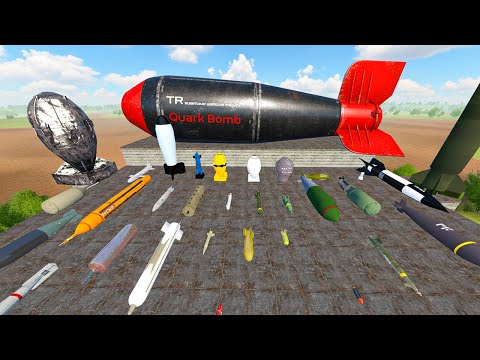 Testing Every NUCLEAR Bomb in a Farmland | GMod