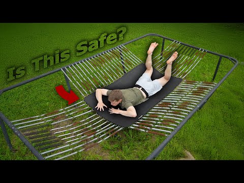 Building the WORLD'S SKETCHIEST Trampoline