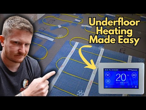 Underfloor Heating and Fibo Wall Panels - Bathroom Reno PT2