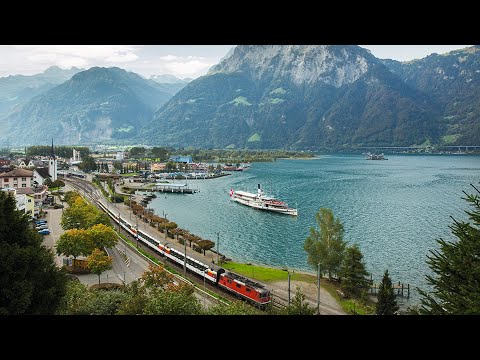Traumhafte Bahnstrecken der Schweiz – Im Gotthard Panorama Express vom Vierwaldstätte