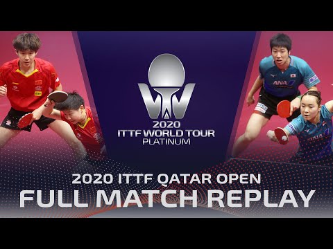 FULL MATCH | MIZUTANI Jun / ITO Mima vs WANG Chuqin / SUN Yingsha | XD F | 2020 ITTF Qatar Open
