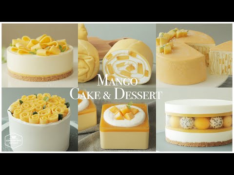 6 Mango Cake & Dessert Recipe * Baking Video