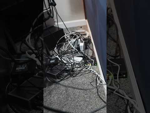 The Fastest Cable Management Fix (Takes 90 Seconds)
