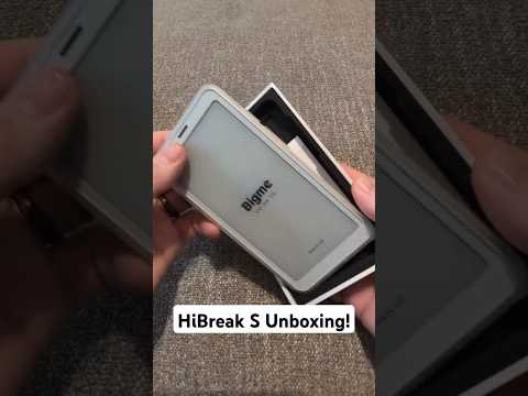 Unboxing of the @bigme.eInk.tablet  HiBreak S!