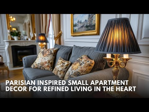 Parisian Inspired Small Apartment Decor for Refined Living in the Heart of the City