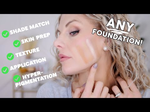 FOUNDATION FIXES FOR AGING SKIN!!