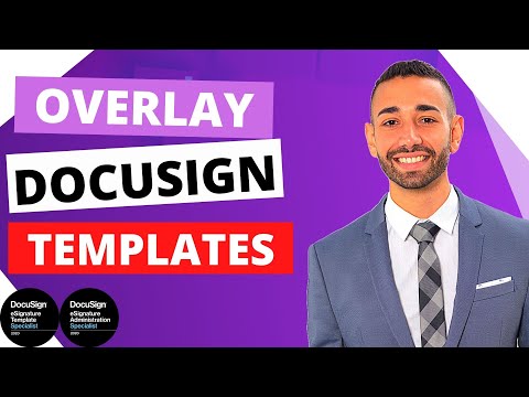 How To Create DocuSign Templates That Overlay On Word Documents 2025 [TUTORIAL]