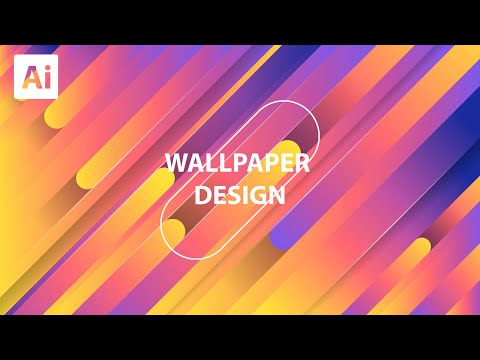 Colorful Wallpaer Design In Adobe Illustrator #2