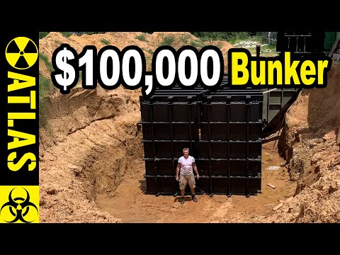 Atlas 12x20 Safe Cellar - Doomsday bunker under a driveway