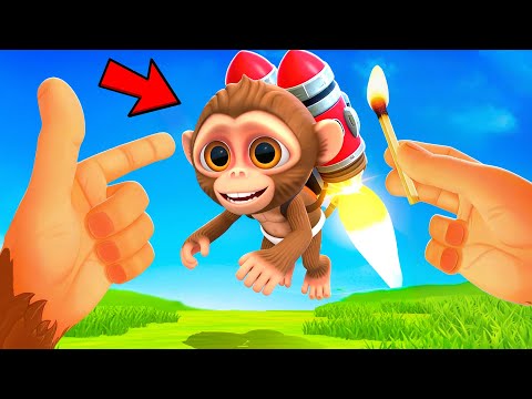 The LITTLE MONKEY Escapes The Zoo - I Am Monkey VR