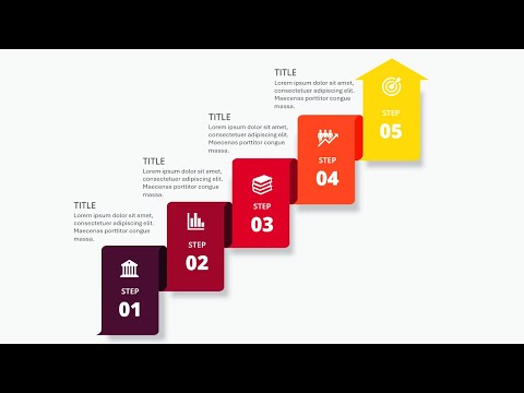 This is how to create the Steps Design PPT