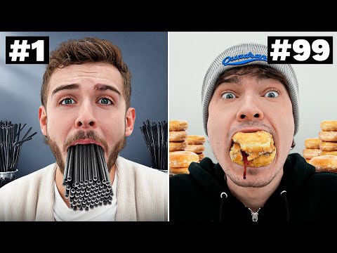 We Attempted 100 World Records! (Part 2)