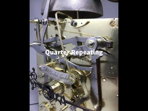 Quarter Repeating Antique Clock #shorts