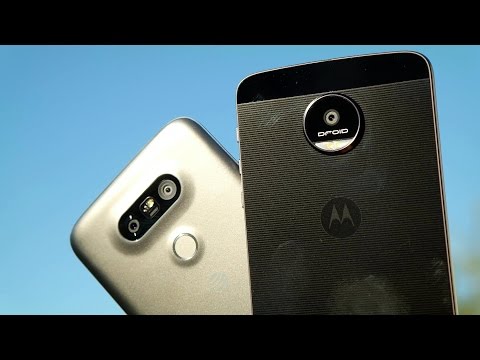 Moto Z vs LG G5: Modular phone fight! | Pocketnow