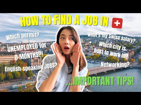 HOW TO FIND A JOB IN SWITZERLAND!🇨🇭 No German/French, Non-EU