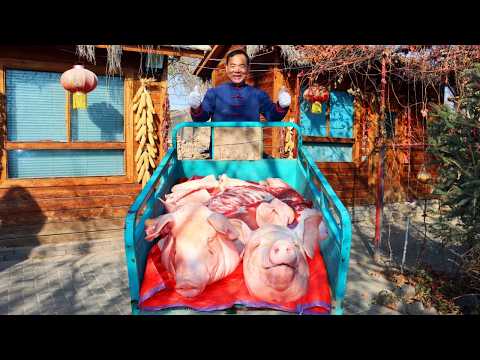 The Ultimate Pig Head Recipe: Luxury Meat Jelly Like You’ve Never Seen Before! | Uncle Rural Gourmet